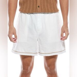 Todd Snyder Tipped Seersucker Beachcomber Shorts